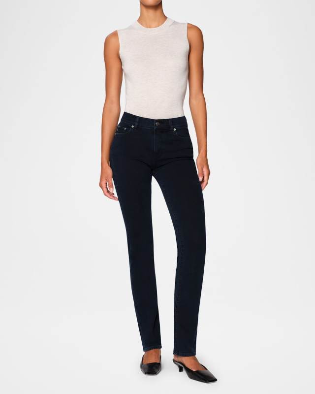 Mara Straight Mid-Rise Instasculpt Jeans